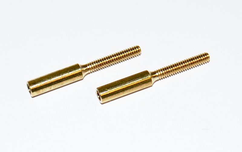 Solder sleeve M2 with 2mm bore, 22mm long (PU 2)