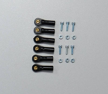 Mini-Kugelkopf M2 mit ø4mm Kugel, mit Schraube M 1,6 (VE6)