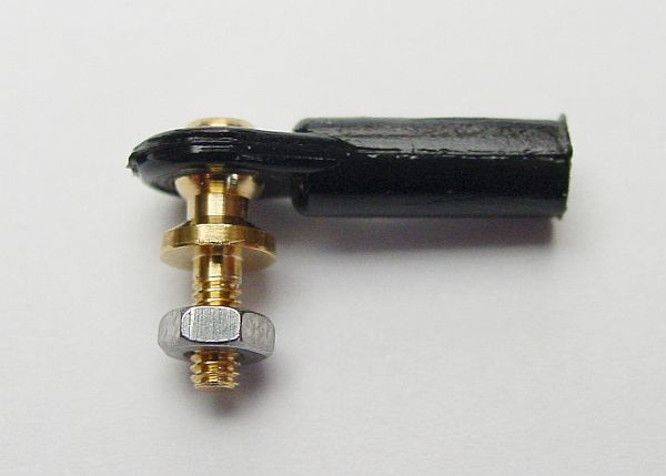Mini Ball Head M2 with short ball connection (PU6) (plastic black)
