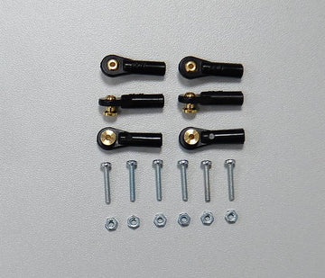 Kugelgelenk M2,5 mit kurzem Kugelanschluß, ø5mm Kugel, mit Schraube M 2, (VE6)