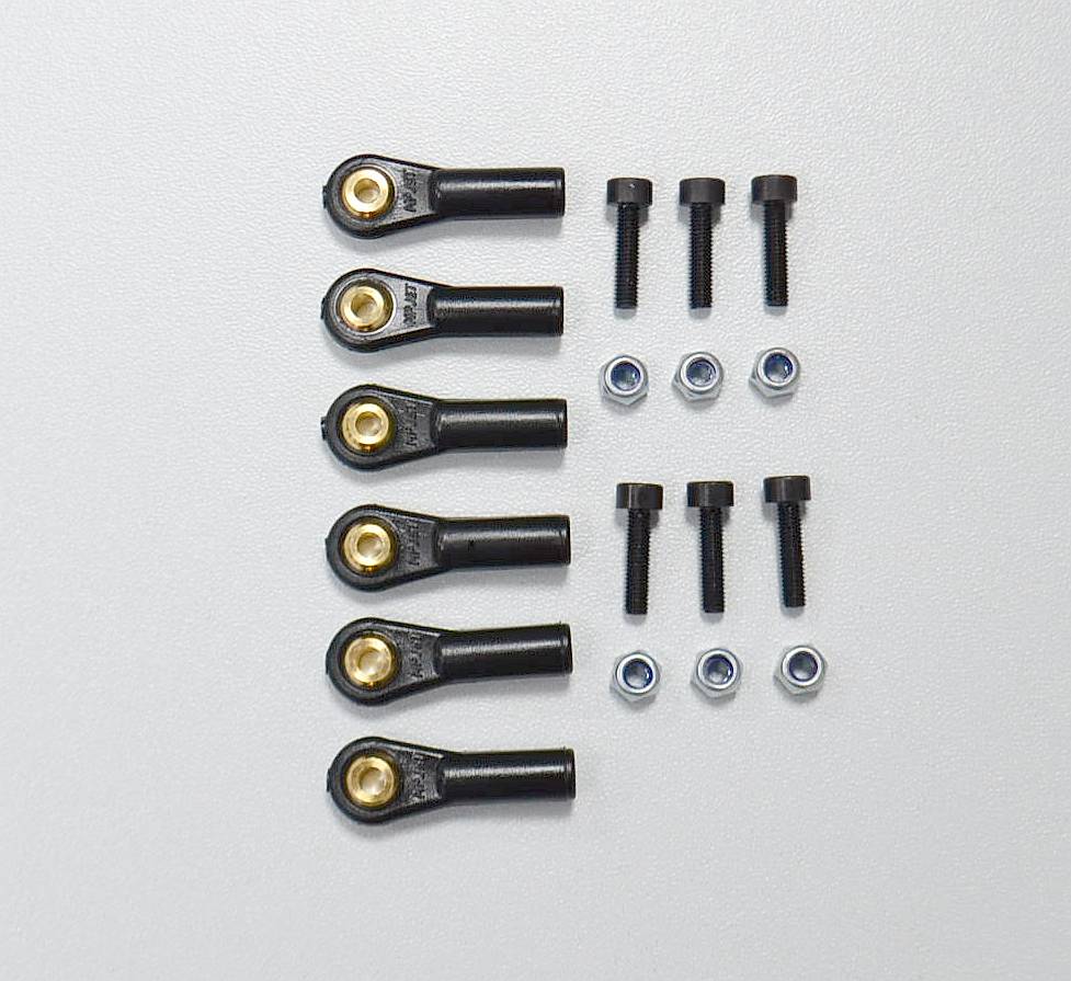 Ball joint M3 with ø7mm ball, with M3 screw, (PU6)