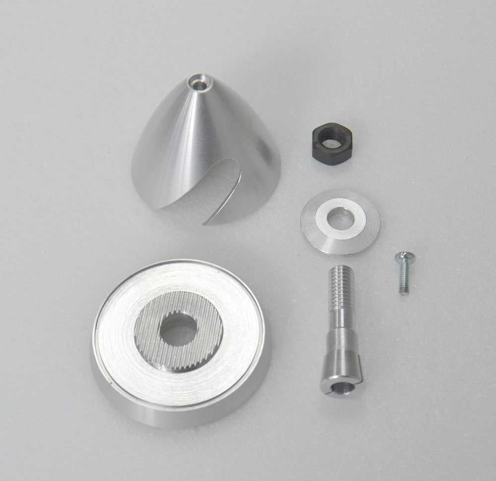 Präzisionsspinner Aluminium ø40mm für 5.00mm Motorwelle