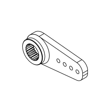 Metall-Ruderhorn 15,5mm (22mm Gesamtlänge) zu MKS DS6125, HBL6625, HV6130)