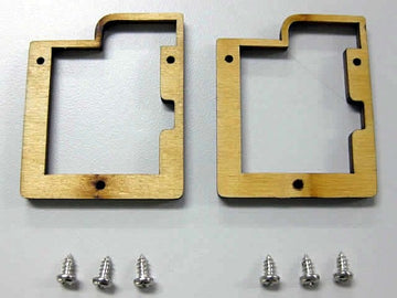 Servorahmen aus Holz für Servo MKS DS6125 Mini, Paar, # O0007002