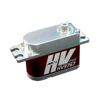 Servo MKS HV 9767, TS-Servo f. 500er Helis, MG, 35.5x15x28,5mm, 38.5g, 94Ncm@7.4