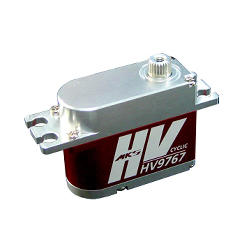 Servo MKS HV 9767, TS-Servo f. 500er Helis, MG, 35.5x15x28,5mm, 38.5g, 94Ncm@7.4