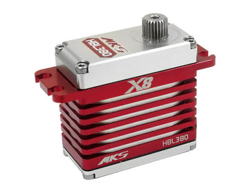 MKS HBL-3850 HV Digital brushless Servo, 40x20x38.5mm, 570Ncm @ 7.4V