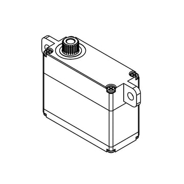 MKS HV 747 R Servo for flat mounting, 35.5x15x28.5 mm, MG, 2BB, # S0022011