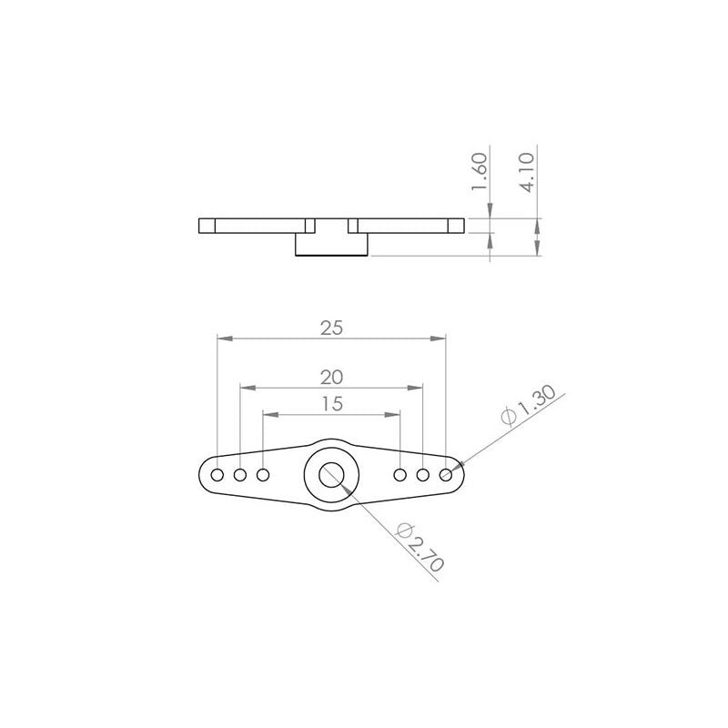 Servo MKS HV69, Digital, HV, 29 x 13 x 28.7 mm, 2 BB, 19 g, 102 N/cm, # S0022012