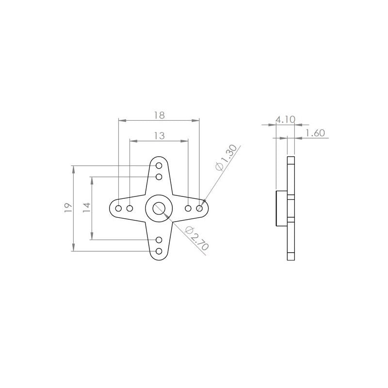 Servo MKS HV69, Digital, HV, 29 x 13 x 28.7 mm, 2 BB, 19 g, 102 N/cm, # S0022012