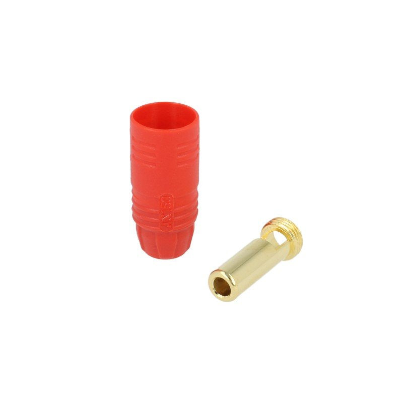 Goldstecker 7mm mit rotem Gehäuse (bis 150/200A)