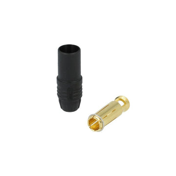 Gold connector 7mm with black housing (up to 150/200A)