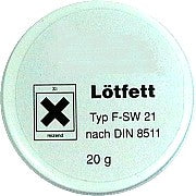 Lötfett, 20 g Dose, - Made in Germany, # 35011