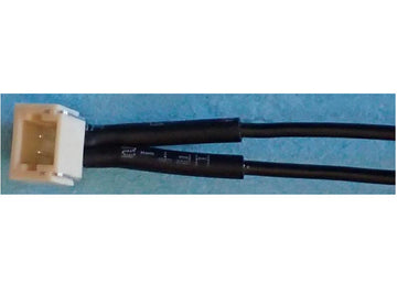 Mating cable for Micro SH connector, 2-pin, 0.08mm² silicone cable
