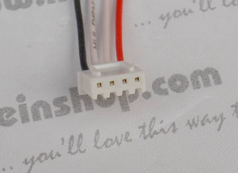 Balanceranschlußkabel 3S JST-XH ( Kabel am Akku )  SIL 4x0,25qmm 30cm, # 58475