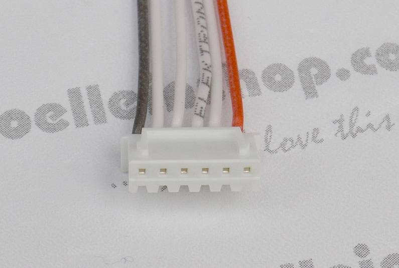 Balanceranschlußkabel 5S JST-XH ( Kabel am Akku ) SIL 6x0,25qmm 30cm, # 58477