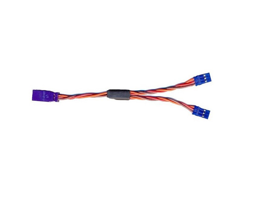 Y-Kabel JR/Futaba KEIN V-KABEL (2 x Servoanschluss, 1x Gegenkabel), 0,5mm²