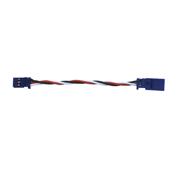 Servoverlängerungskabel FUTABA verdrillt, 75cm, 3x0,35mm² Silikon, (Blue Line)