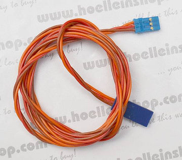 Servoverlängerungskabel GRAUPNER/UNI verdrillt, 100cm, 3x0,25mm² Silikon