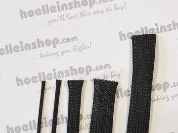 Braided sleeving, ø 20mm black, # 61118
