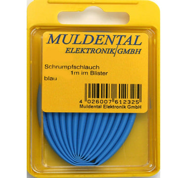 Heat Shrink Tubing 2:1, Inner Diameter 4.8mm (blue), (PU 1 meter) # 61242