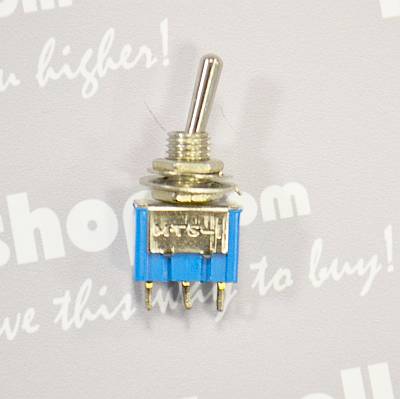 Miniatur Umschalter mit Mittelstellung schaltend 3A/220V