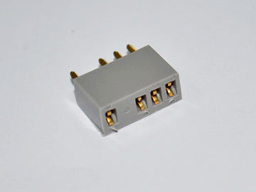 Socket 4-pin, straight, Muldental #70947