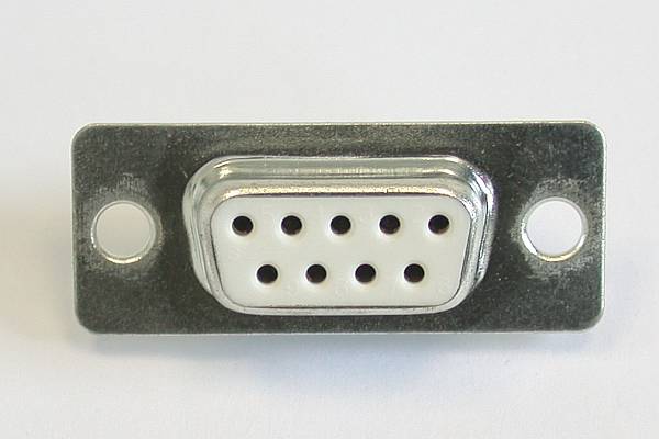 9-pin D-sub female connector, # 71412