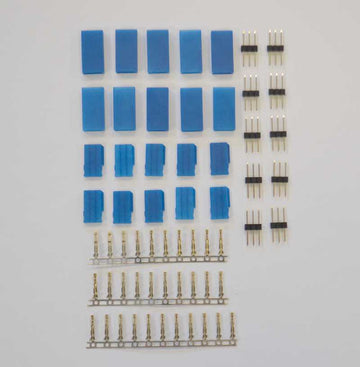 Servokupplung Blueline, 10er Pack, (zum Crimpen) für Futaba, # 71423