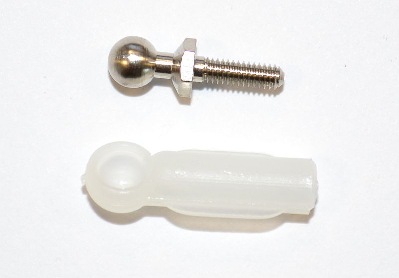 Kunststoff Kugelkopf M2, Kugeldurchmesser 4mm, (10er Pack)
