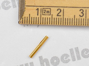 Gold plated socket, 0.8mm, max. 12A, # 81003