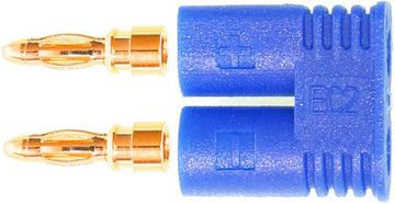 Gold Plug Set EC2 with Insulating Housing (2 Plugs, 1 Housing), max. 30A