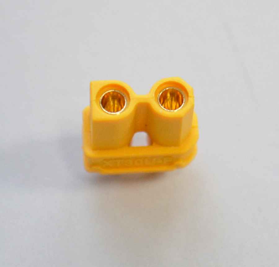 Gold-plated XT-30 connector, maximum 30A
