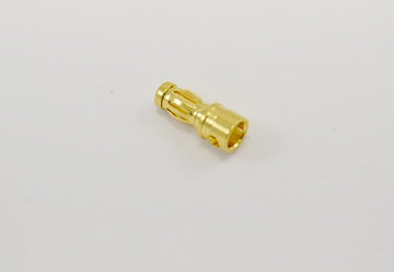 Gold-plated 3.5mm jack plug for cables, basic quality, max. 55A for 3 seconds