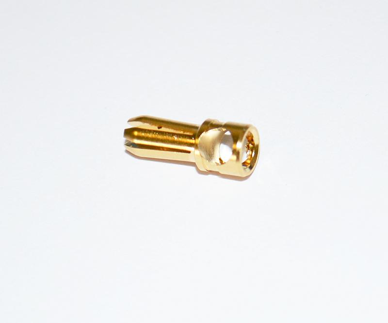 Goldstecker 3,5 mm, EXPERT, gehärtet und geschlitzt, passend für 3.5mm Buchsen