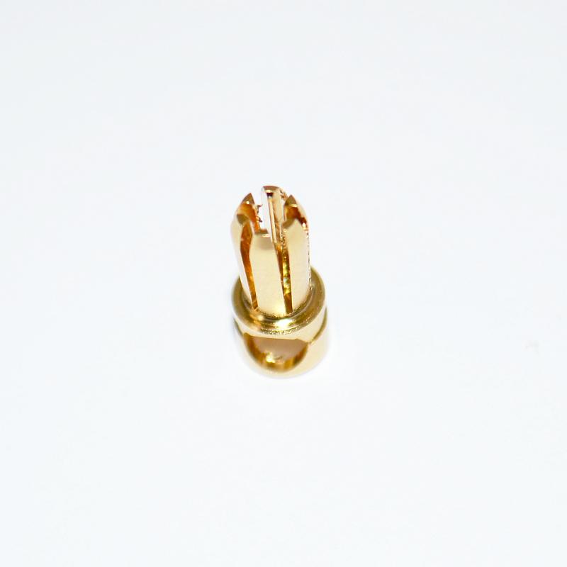 Goldstecker 3,5 mm, EXPERT, gehärtet und geschlitzt, passend für 3.5mm Buchsen