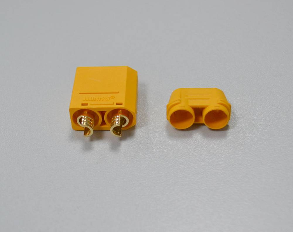 Goldstecker XT-90 mit Isoliergehäuse, maximal 85 Ampere Dauer