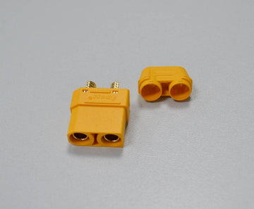 XT-90 Gold Connector with Insulating Housing, maximum 85 Amperes continuous