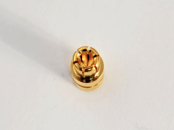 Goldstecker 6.0mm (1 STECKER), GEHÄRTETE, geschlitzte Version, max. 300A@3sec.