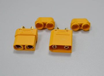 Goldstecker/buchse XT-90 mit Isoliergehäuse (1 Paar), maximal 85 Ampere Dauer