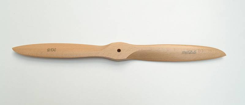 Menz S 2-blade, 20x7 wooden propeller, 8mm bore