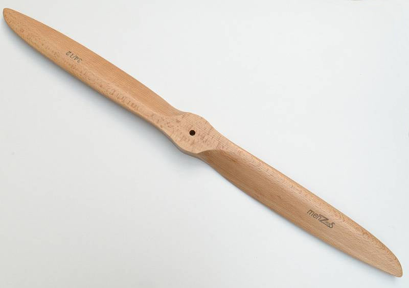 Menz S 2-blade, 34x12 wooden propeller, 10mm bore