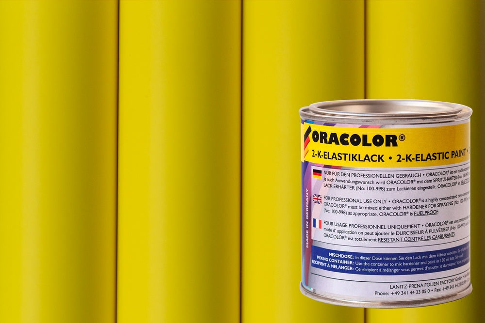 ORACOLOR 2K Elastiklack, Oratex Signalgelb, 100ml, Lanitz # 110-033