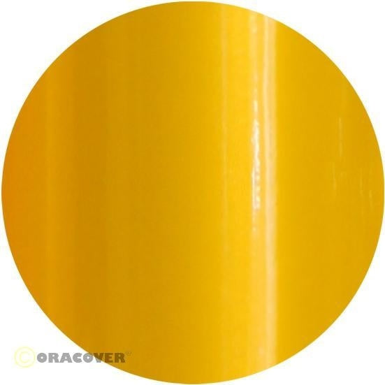 ORACOVER Bügelfolie perlmutt-goldgelb,  60cm breit, Liefermenge 2m-Rolle!