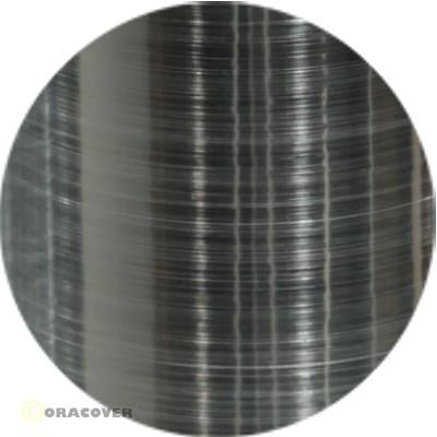 ORACOVER Iron-On Film "Brushed Aluminum", 60cm wide, delivery quantity 2m roll!