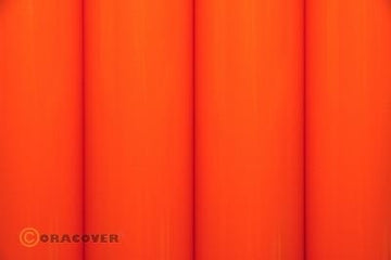 ORALIGHT Bügelfolie orange, LEICHT DECKEND, 60cm breit, Menge 1 = 1m Liefermenge!