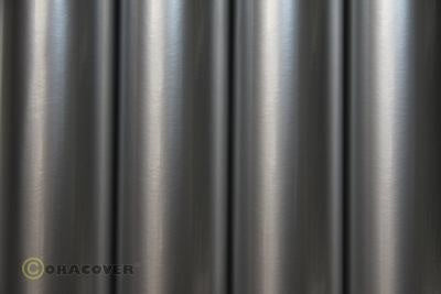 ORALIGHT Iron-on Film silver, SLIGHTLY OPAQUE, 60cm wide, Quantity 1 = 1m Delivery Length!