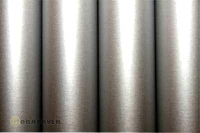 ORALIGHT Iron-on Film effect silver, SEMI-OPAQUE, 60cm wide, quantity 1 = 1m delivery quantity!