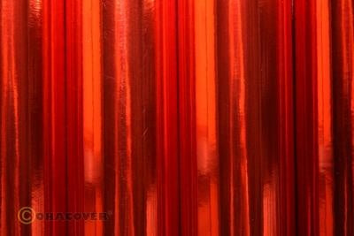 ORACOVER AIR LIGHT Iron-on Film Chrome Red, 60cm wide, Supplied as a 2m Roll!