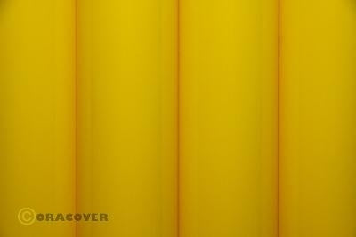 ORACOVER Iron-On Film matte cadmium yellow, 60cm wide, "Quantity 1" = 1m (0.6m²)